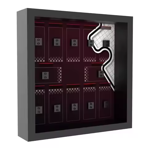 Display Photo Frame For Lego 71049 F1 Car Blind Box Display Wallboard Dustproof Storage Box Home Dec