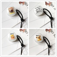 Cute Cat Cartoon Dog For Baseus E20 E19 E18 E17 BD1 Case WM01 WM02 Plus Soft TPU Transparent Protect