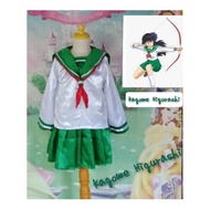 Kagome Higurashi Anime Costume Kagome Size for Children and Adults