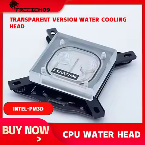 FREEZEMOD INTEL-PM3, For INTEL Spray Transparent CPU Water Cooler Block INTEL Full Platform RGB Remo