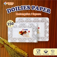 Doilies Paper Paper Rectangular White Rectangular Box Grade Doilies White Lace Paper Cake Base Bread
