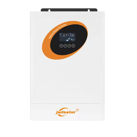 JSDSOLAR 4kW 5kW 10kW Hybrid Solar Inverter LCD DC AC Hybrid Solar Energy Storage Inverter for Home 