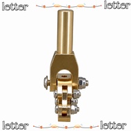 LETTER Guitar Presser, Brass Brass Color Fret Press Tool, Premium Fret Repair Tool For Fret Leveling