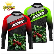 Long Sleeve Coffee Farmer Jersey Indonesian Coffee Farmer T-Shirt