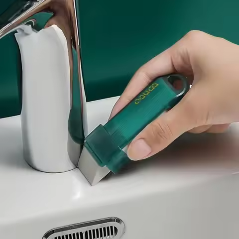 Resuable Stain Remover Rubber Eraser Kitchen Faucet Limescale Eraser Bathroom Glass Stain Rust Remov