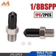 [Ready Stock &amp;COD] PCP DIY Tools Pneumatic Quick Coupler 8MM Male Plug Adapter Fittings Air Refilling Stainless Steel 1/8BSPP 1/8NPT M10x1 pcp fittings coupler adaptor pcp quick coupler filling adaptor plug fittings