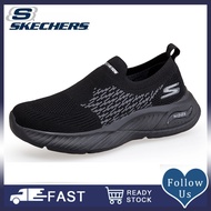 Skechers สเก็ตเชอร์ส รองเท้าผู้หญิง Women Slip-Ins Tahiti Sunset Shoes - 122366-BLK Air-Cooled Memor