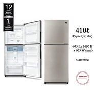 Sharp 2 Doors Refrigerator 410L SJ4122MSS