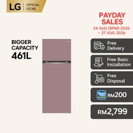 493L Top Freezer Fridge in Clay Pink Finish