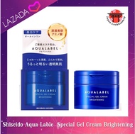 (กล่องสีน้ำเงิน) Shiseido Aqua Label Special Gel Cream Brightenning  เจลครีมบำรุงผิวหน้า เพื่อผิวขาว