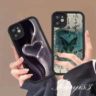 Vivo V25e Y27 Pro Y17s Y36 Y35 Y16 Y02s Y22s Y15A Y15S Y21s Y20S Y20i Y12s Y17 Y15 Y11 Y95 Y93 Y91 Y50 Y30i Simple Love and Butterfly New Angel Eyes Phone Case TPU Cover