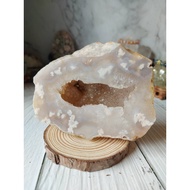 [Stars] Natural Sakura Agate Raw Ore Ornaments Water Drop Pendant/Amethyst Cave Amethyst
