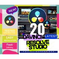 DaVinci Resolve Studio 20.2 Latest 🔥Unlock All Functions🔥Pro video editing & color grading with adva