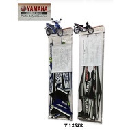 Original Yamaha Y125ZR Sticker Coverset [5XK-FG000-J0-P6/5XK-FG000-F0-P3] Stripe Graphic set