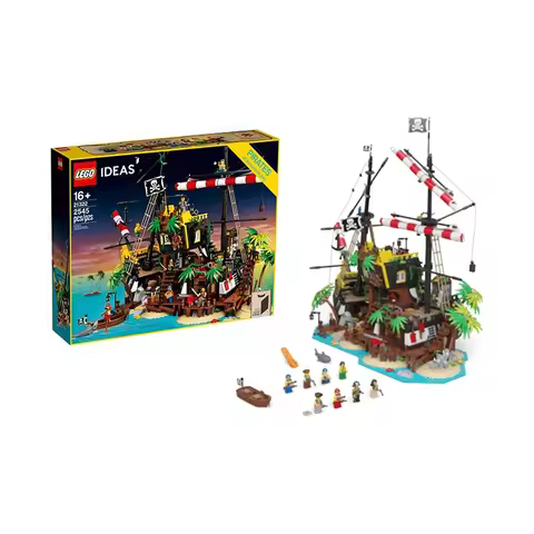 LEGO Swordfish Bay Pirate Building Blocks 2001 5000pcs 21322