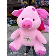 Pink Sitting Pig 35 Inches Big