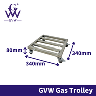 GVW Troli Kereta Tolak Gas Tank Roller Trolley Gas Stand Gas Roller Gas Stove Stand Kitchen Rack