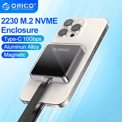 ORICO 2230 M.2 NVMe SSD Enclosure Magnetic USB 3.2 10Gbps to NVMe PCI-E M.2 SSD Case External SSD fo