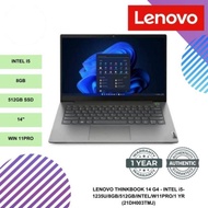LENOVO THINKBOOK 14 G4 - INTEL i5-1235U/8GB/512GB/INTEL/W11PRO/1 YR (21DH003TMJ)
