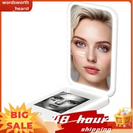 UV Sunscreen Camera Test Portable Foldable UV Tester Sunscreen Camera Magnifying Travel Mirror with 
