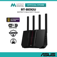 ASUS RT-BE92U WIFI 7 ROUTER 6GHZ TRI BAND BE9700 10G WAN 2.0GHZ QUAD CORE CPU AIPROTECTION PRO - EXT
