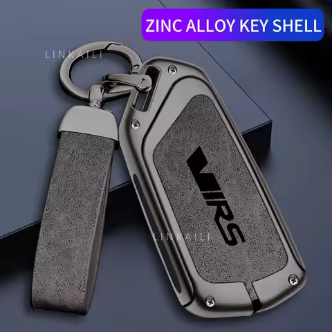 Suitable for Skoda VRS Zinc Alloy Car Key Case Octavia Kamiq Kodiaq Karoq RS Superb Fabia Rapid Favo