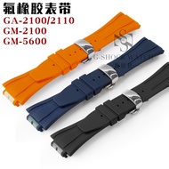 Ga 2100 Mod Kit Strap for Casio GM 2100 GA2110 Strap Bracelet Waterproof Fluororubber Watch Band for Casio GM 5600 Pin Buckle