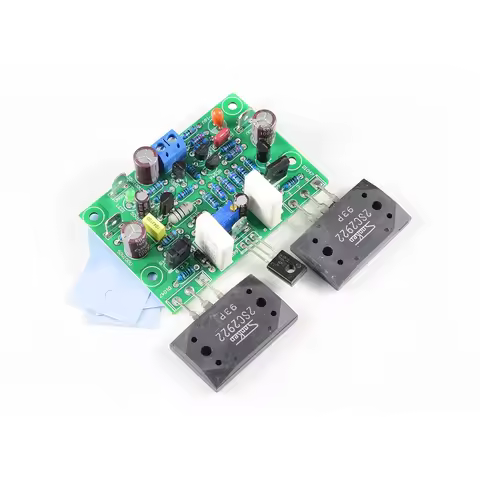 2PCS Sanken 2SC2922 Stereo Audio Amplifier Board Amplificador 80W DIY Kits Finished 15V-40V