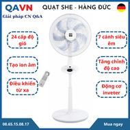 Quạt đứng SKYRUN 7 cánh 24 cấp độ gió - tạo ion khử mùi - có điều khiển từ xa- siêu êm cho giấc ngủ 