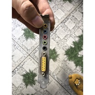 PCI sound card for desktop computers: sound card 4.1 - 2.1, sound card creative