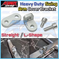 Universal Chain Cover Swing Arm Bracket Chain Cover Alloy Heavy Duty Y15ZR Y15 LC135 RS150 RSX KingD