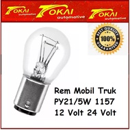 BULB CAR MOTORCYCLE REAR BRAKE STOP LIGHT BULB 12V S25 PY21W 1157