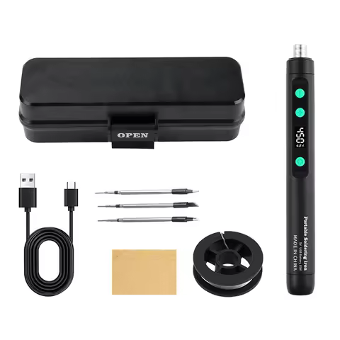 Portable 5V 15W USB Soldering Iron Wireless Electric Soldering Iron Charging Lithium Battery Solder 