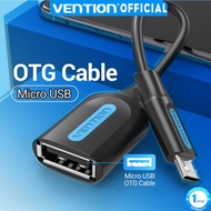 Vention Micro USB OTG Cable Micro-B USB 2.0 Male to Female USB Connector OTG Adapter Cellphone Table