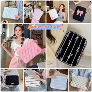 Korean ins cute laptop sleeve tablet pouch pink bear 13 15 14 inch laptop sleeve