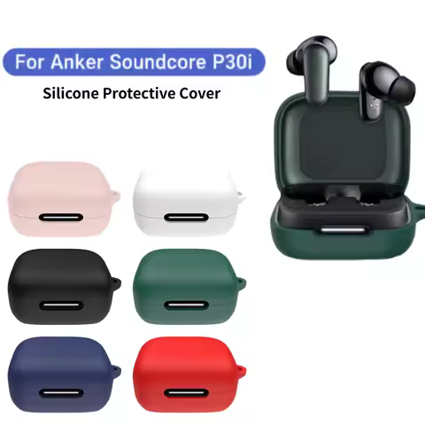 Case for Anker Soundcore P30i Earphone Silicone Protective Cover Shockproof Fall Prevention Shell fo