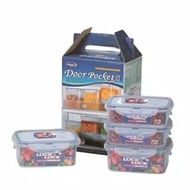 [Cuanshuang] Lock & Lock Gift Set Contains 4/Lock&Lock Set 4pcs Lock n Lock.