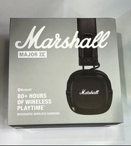 門市現貨🤍‼️🫶🏻 MARSHALL MAJOR IV 無線頭戴式藍牙耳機 黑色 (內付3.5 mm插線)正貨保證  保養