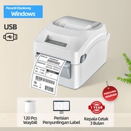 A6 Bluetooth Thermal Printer – Shipping Label Barcode AWB Air Waybill Sticker Printer