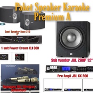 Paket Speaker Karaoke Bose dan JBL Premium A, Mic dan Power Ampli