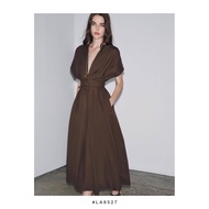 LA8527 - Coffee Strappy | Maxi Dress