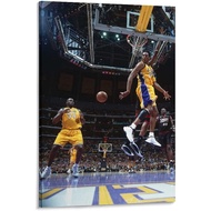 BIAOHAN Basketball superstar Poster Canvas Wall Art Framed 08x12inch