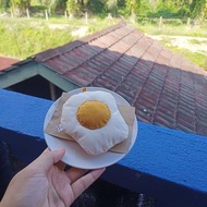 Egg plushie keychain