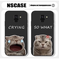 Samsung A8 2018 / A8 Plus / A8 + cute And cute Cat Case | Samsung Phone Case Comprehensive camera Protection
