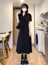 Korean Style Summer Petite Dress Long Dress