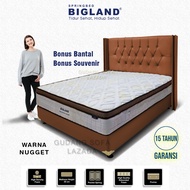 Set Kasur mewah & elegan. Dipan & kasur Pegas Big Pocket Spring PLush Top By Bigland Type Deluxe. 12