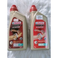 ready stock Malaysia Castrol power 1 scooter 5w-40/10w-40 original castrol
