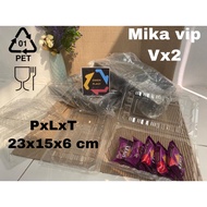MIKA KUE/MIKA JAJAN PASAR/ MIKA BOLU MEREK VIP TEBAL MIKA KUE BOLU UK SEDANG VX2 ISI 50 PCS