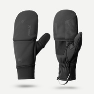 SIMOND Adults’ warm and windproof trekking mittens, MT900 - Black