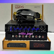 Parametrik equalizer DB QUAT DBB-999EQ bisa bluetooth bonus adaptor 12volt bisa buat pakai dirumah